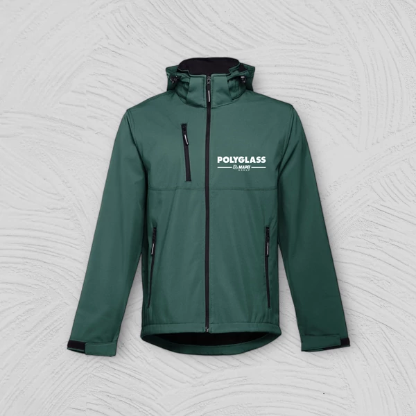 Softshell kabát Polyglass logóval